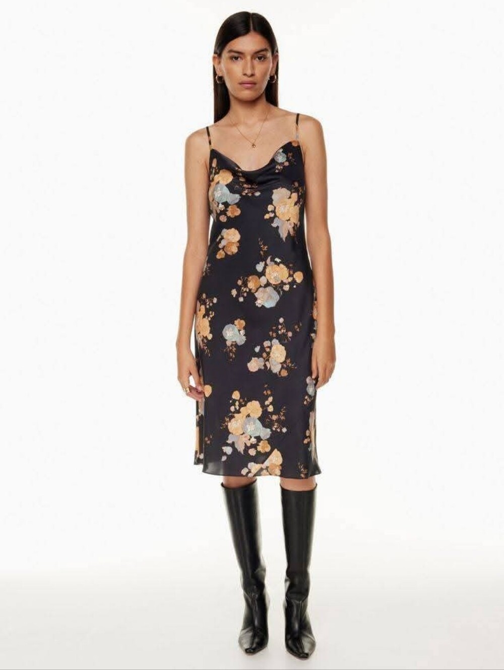 Wilfred Only Cowlneck Slip Dress